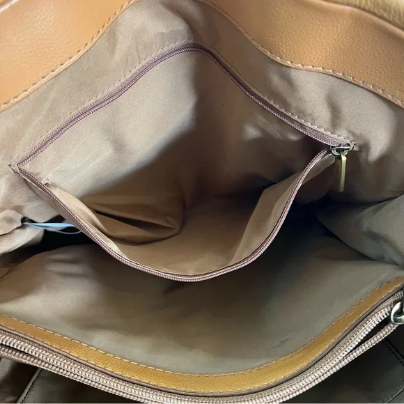 FOSSIL Kingston Carmen Sydney Maddox Stripe Tote Satchel Handbag - Picture 9 of 11